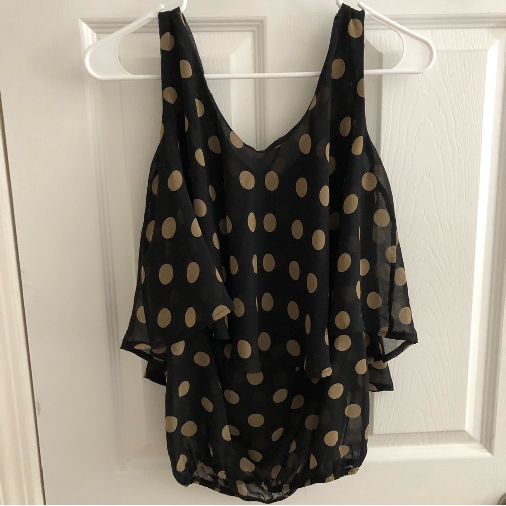 Polka dot top
